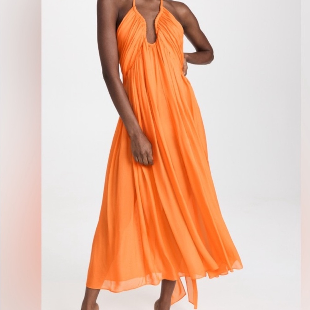 cult gaia Orange Maxi Dress - Picture 3 of 6